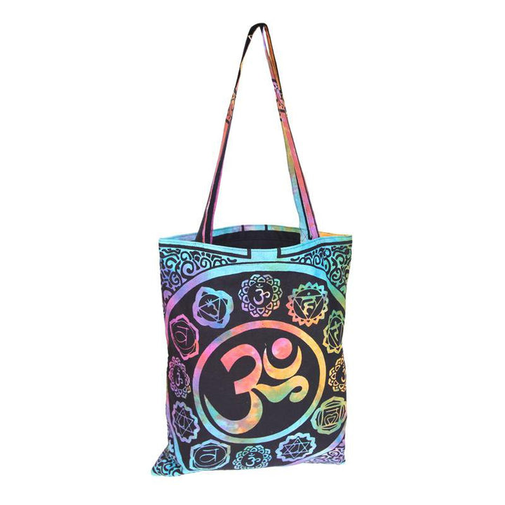 Tie Dye Om Shopping  Bag
