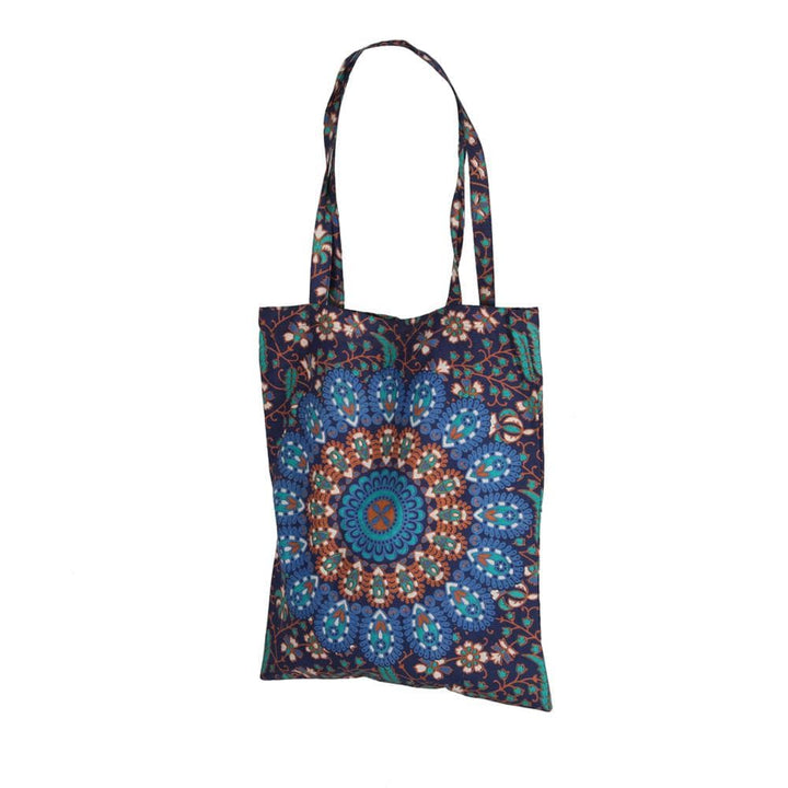 Peacock Print Shopping Bag