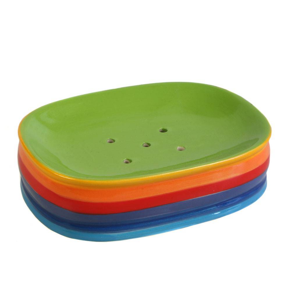 Rainbow soap dish