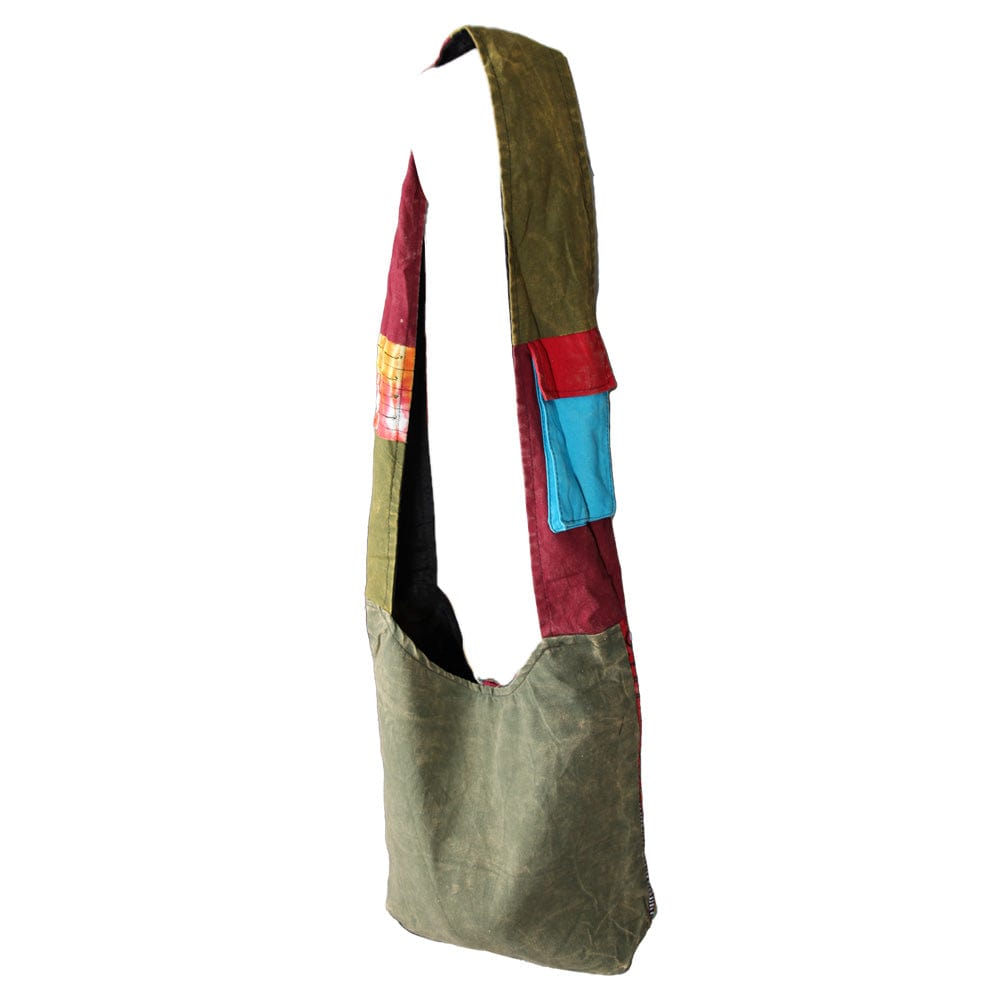 Patchwork Slouch Shoulder Bag