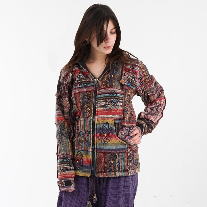 Painted Gheri Patchwork Jacket
