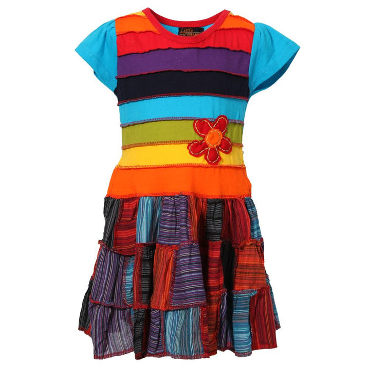 Rainbow Flower Dress