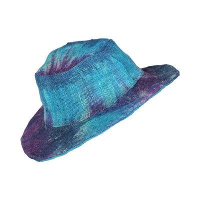Men's Hemp Tie Dye Sun Hat
