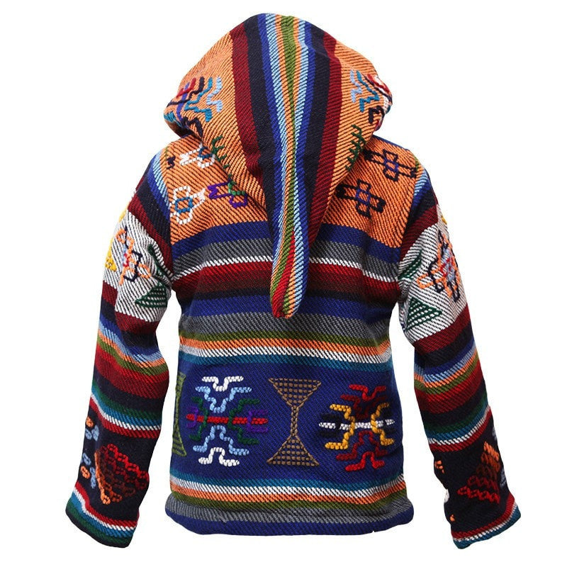 Embroidered Kid's Hoodie Jacket