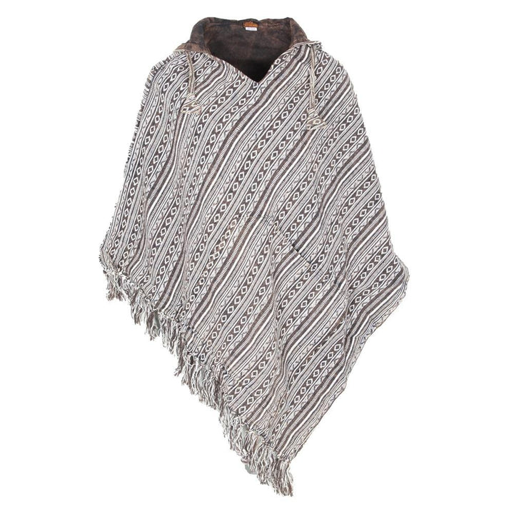 Cotton Hooded Poncho
