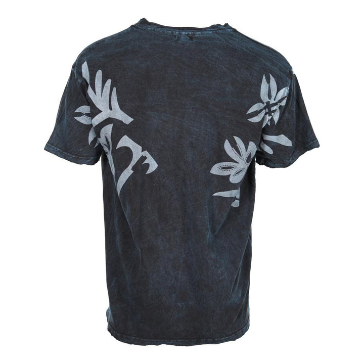 Oversized Stone Wash Screen Print T-Shirt..