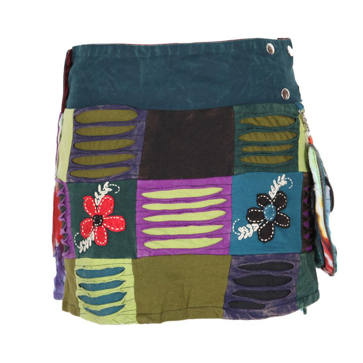Razor Cut Popper Skirt..