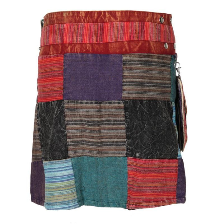 Patchwork Popper Skirt