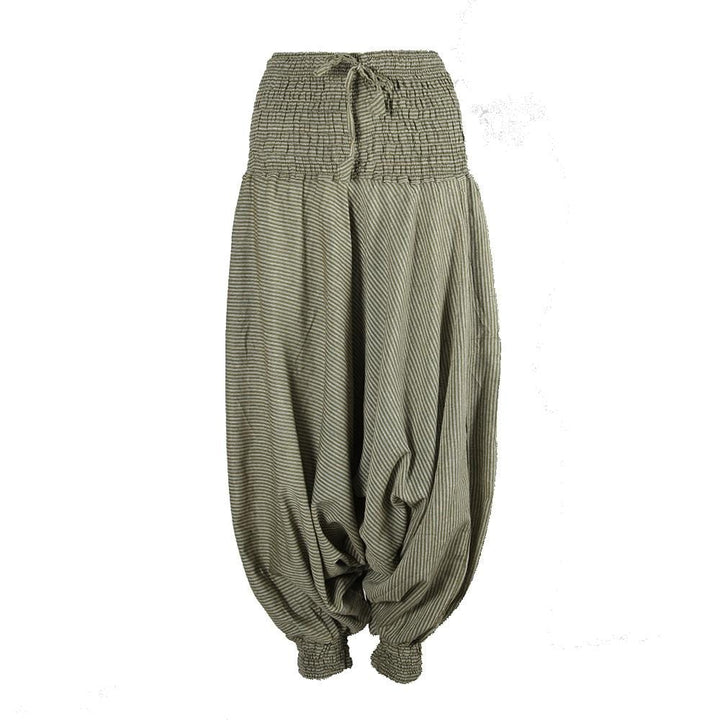 Cotton Drop Crotch Aladdin Pants..