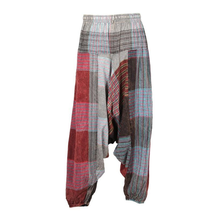 Plaid Patchwork Harems