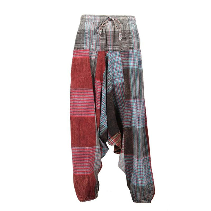 Plaid Patchwork Harems
