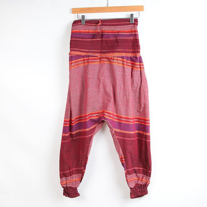 Drop Crotch Cotton Joggers..