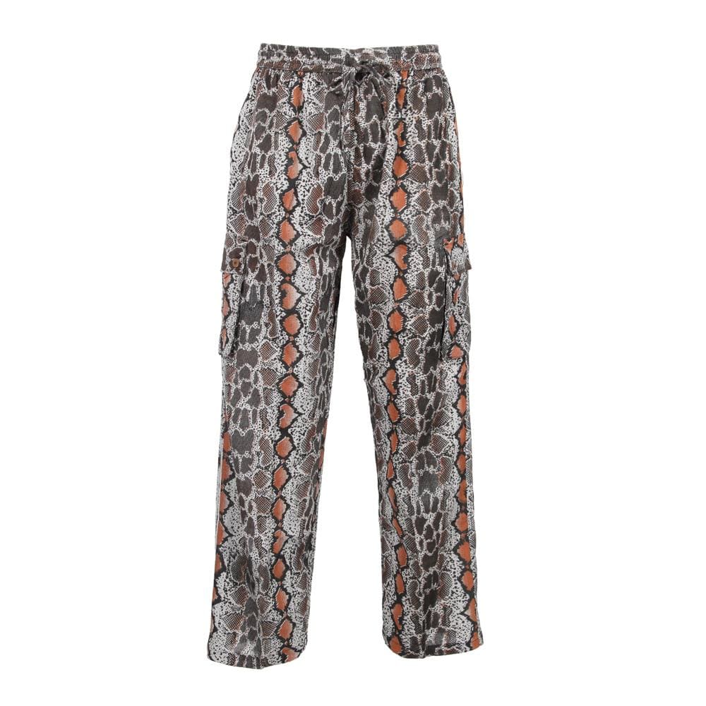 Snakeskin Print Trousers