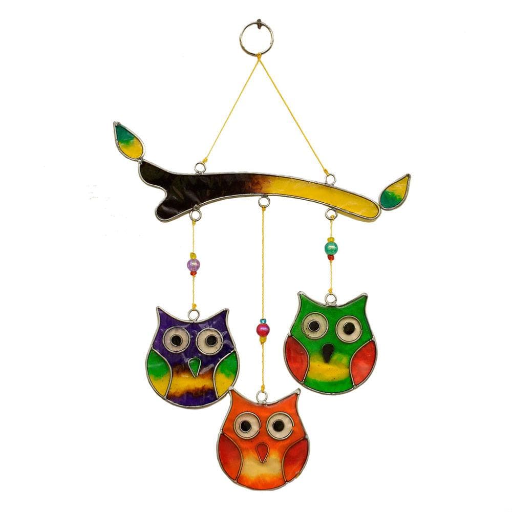 Rainbow Owl Suncatcher