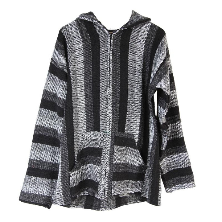 Men's Zipped Mexican Baja Hoodie