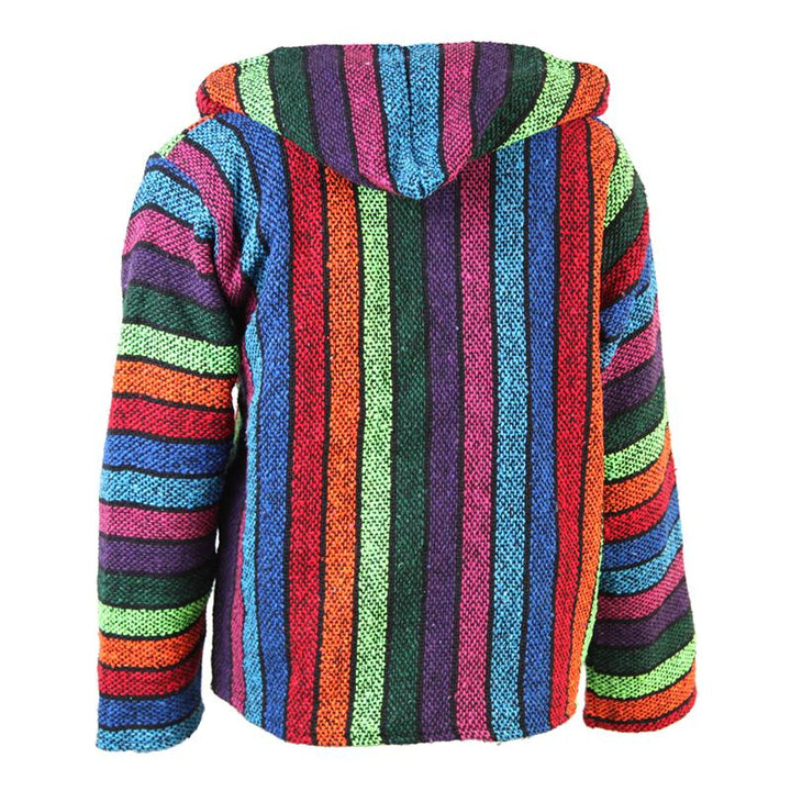 Men's Zipped Mexican Baja Hoodie