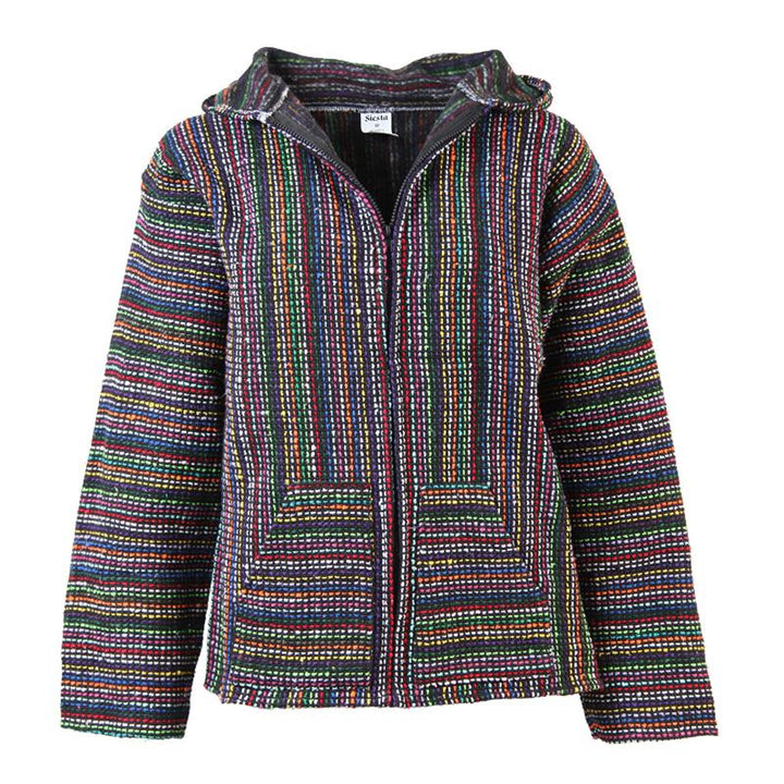 Men's Zipped Mexican Baja Hoodie
