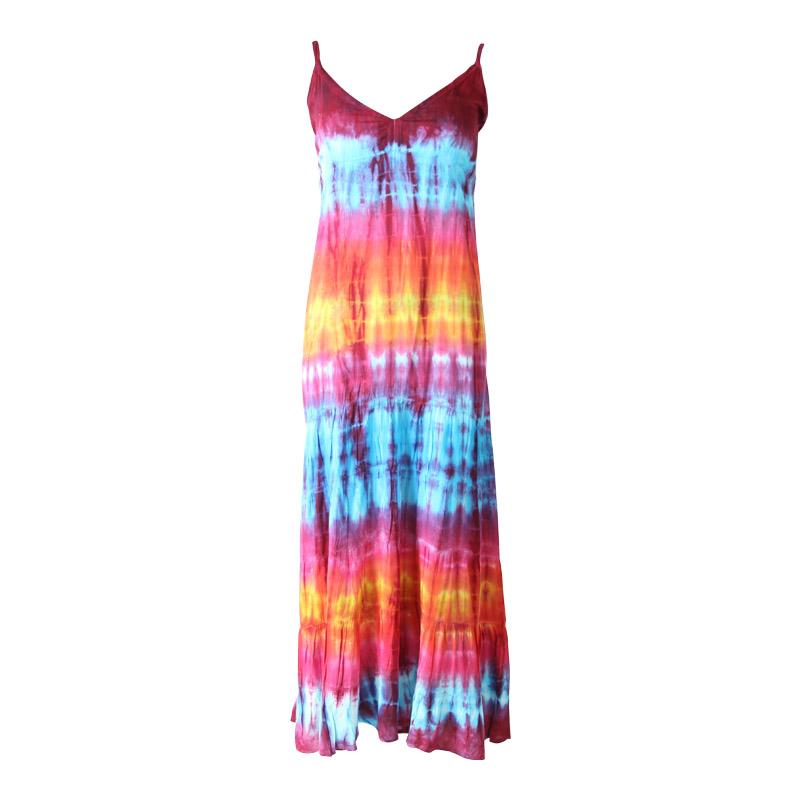 Tie Dye Summer Maxi Dress – The Hippy Clothing Co