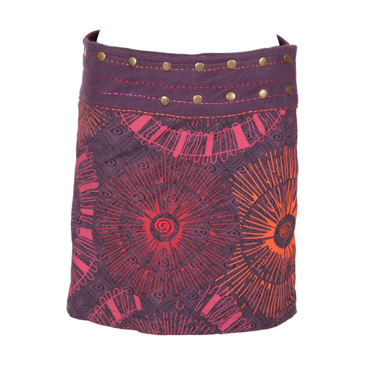 Brushed Cotton Popper Skirt