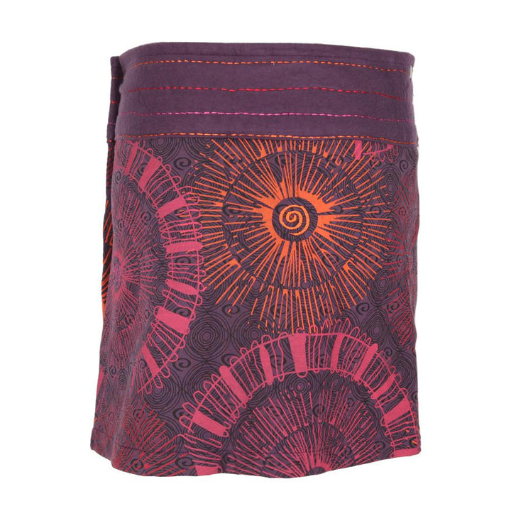 Brushed Cotton Popper Skirt