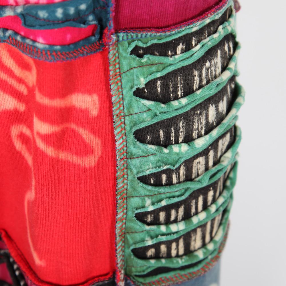 Jersey Cotton Patchwork Harem Pants