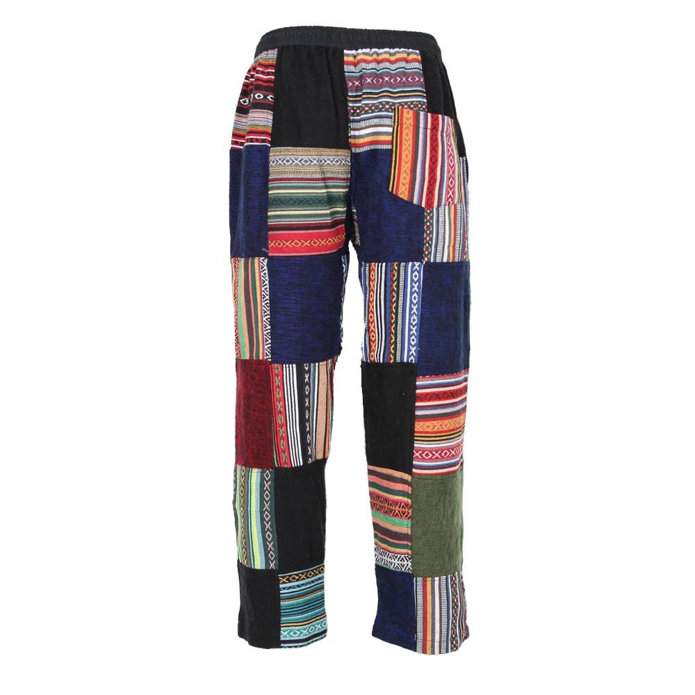 Gheri Cotton & Blanket Patchwork Trousers.