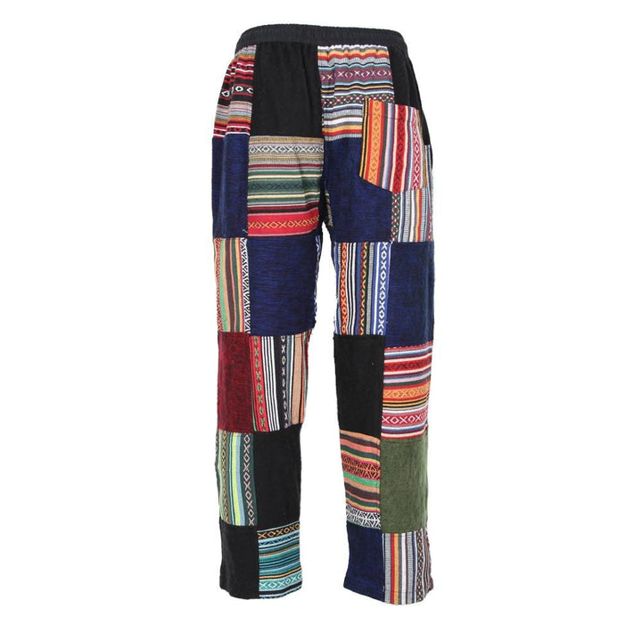 Gheri Cotton & Blanket Patchwork Trousers.