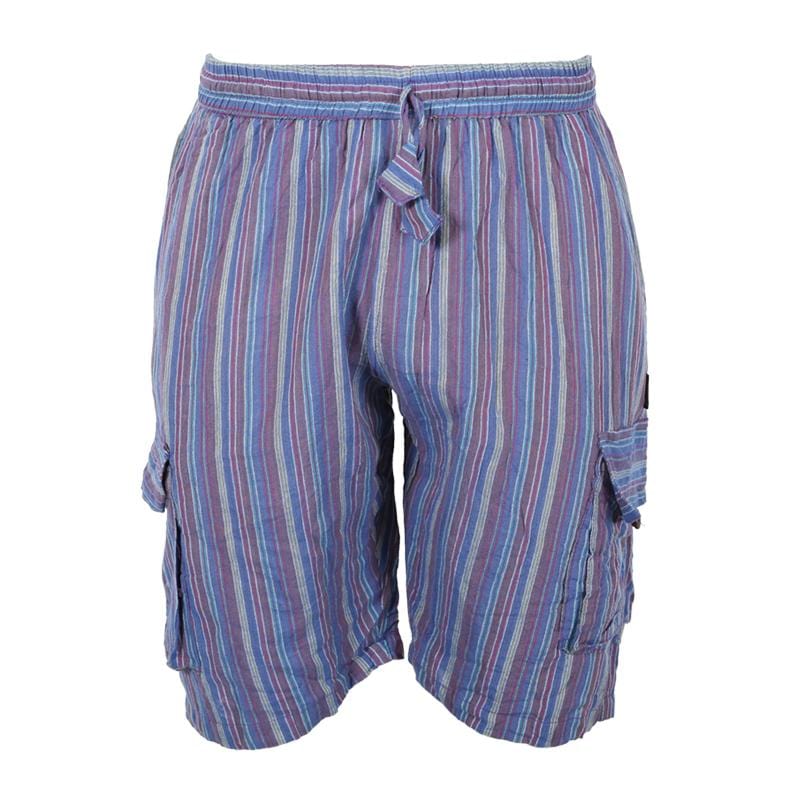 Striped Cargo Shorts