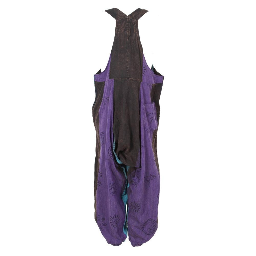 Two Tone Harem Dungarees