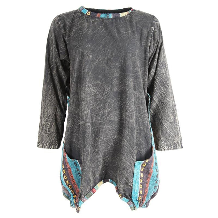 Long Sleeve Cocoon Top