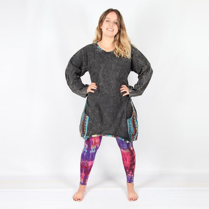 Long Sleeve Cocoon Top