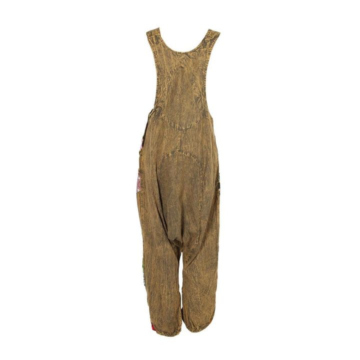 Women's Sari Patch Dungarees