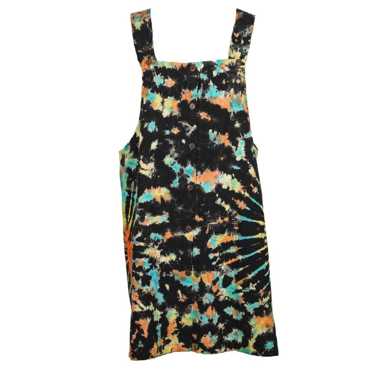 Tie Dye Pinafore Dress