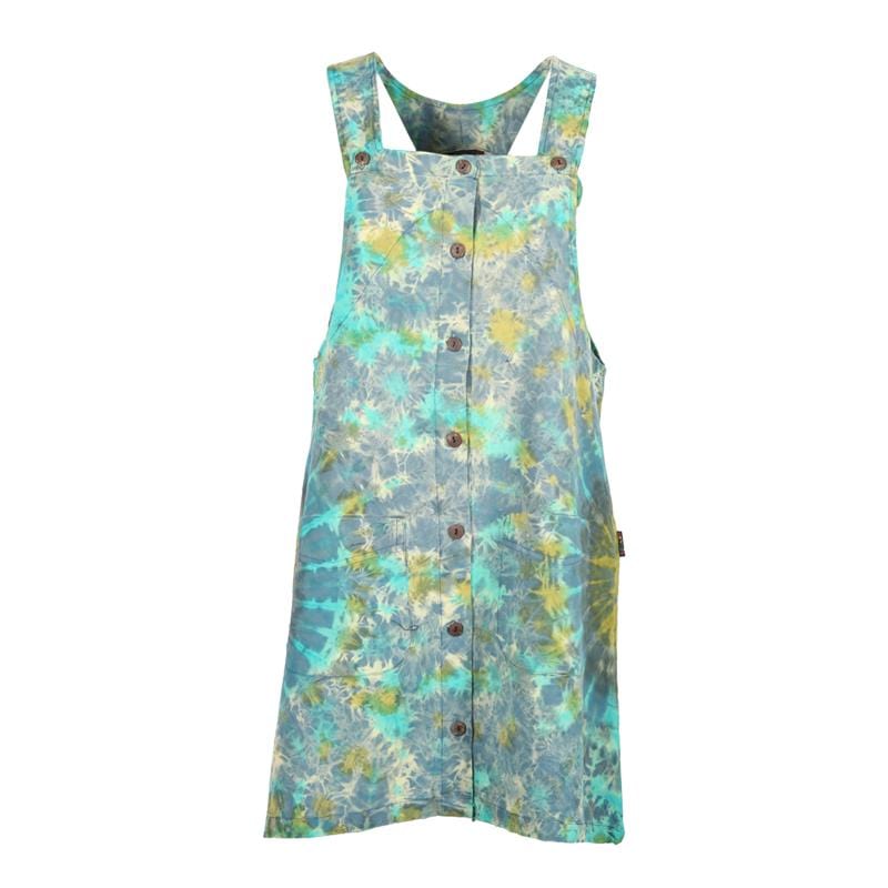 Tie Dye Pinafore Dress