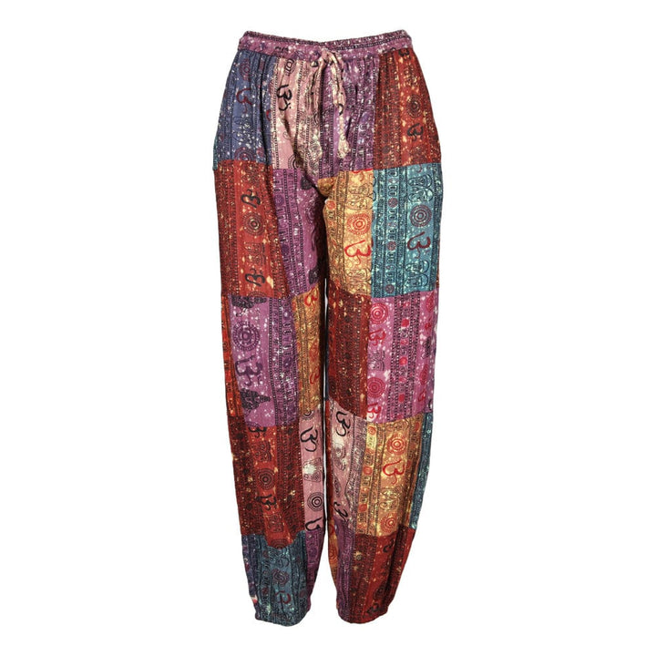 Speckled Patchwork Harem Pants