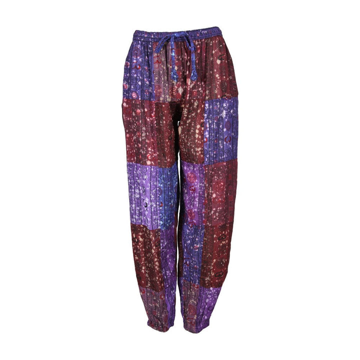 Speckled Patchwork Harem Pants