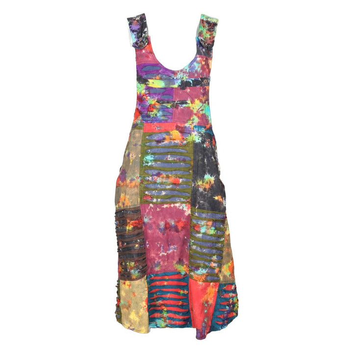 Patchwork Tie Dye Dress