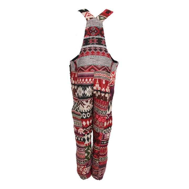 Blanket Patchwork Dungarees