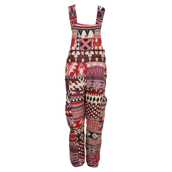 Blanket Patchwork Dungarees