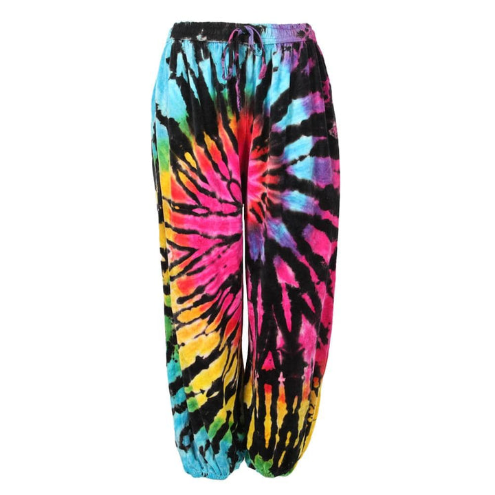 Men's Velvet Tie Dye Joggers
