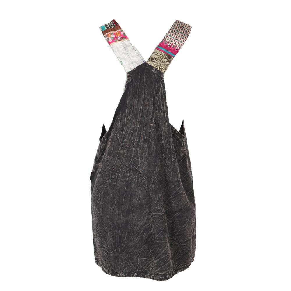 Sari Patch Pinafore Dress