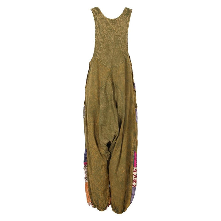 Sari Patch Harem Dungarees