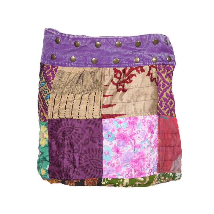 Sari Patchwork Popper Skirt
