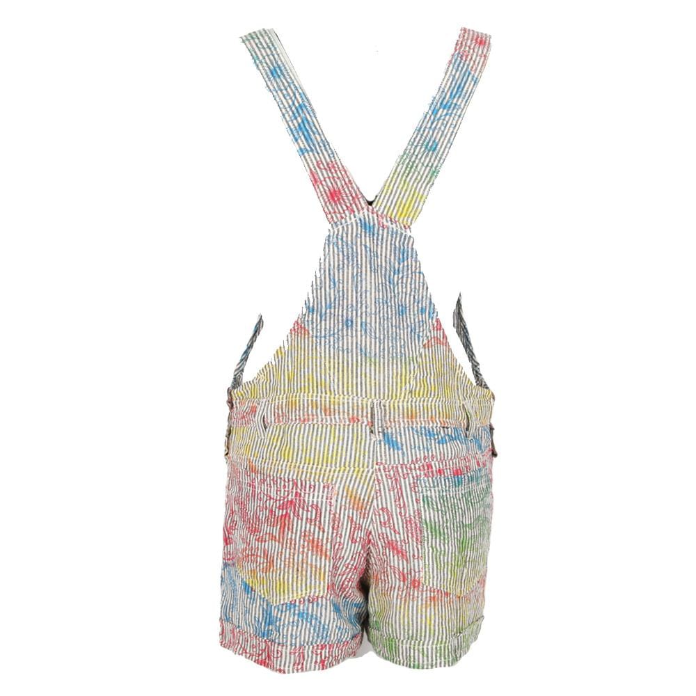 Rainbow Floral Printed Playsuit