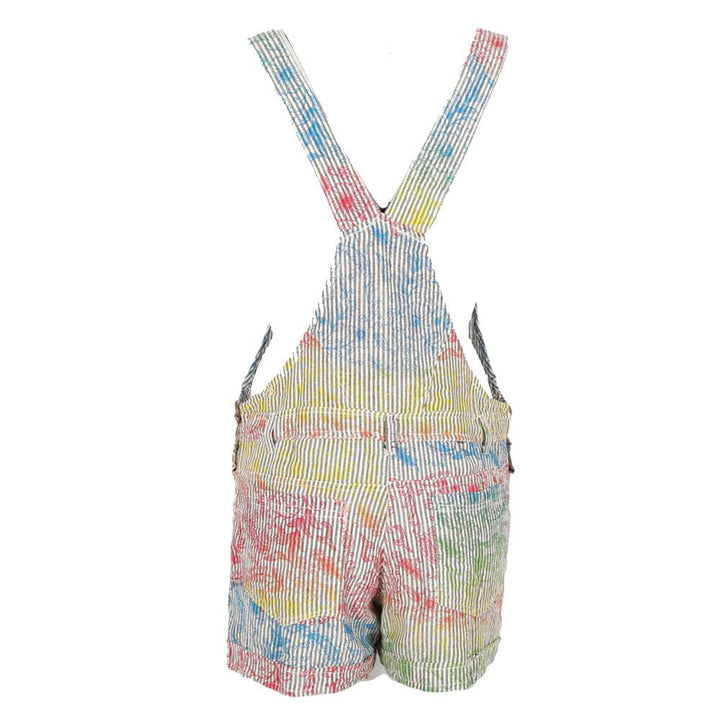 Rainbow Floral Printed Playsuit