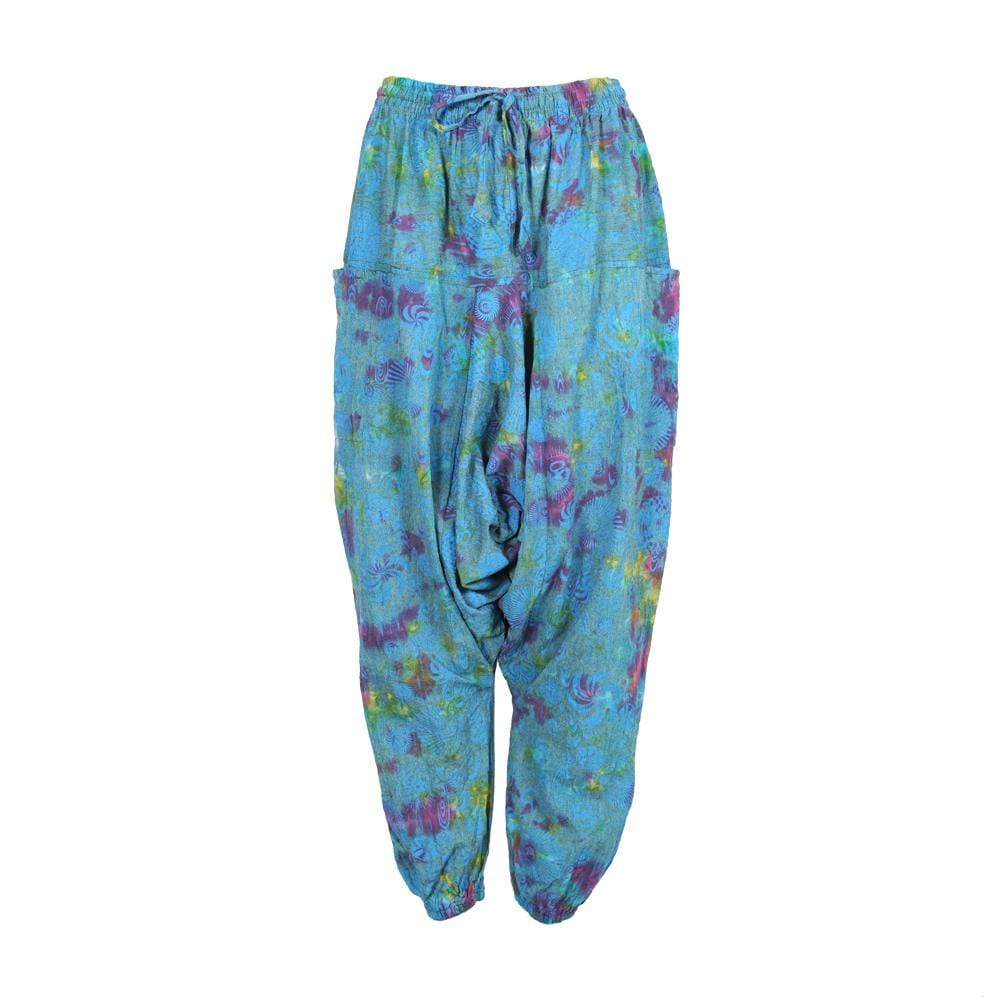 Psychedelic Low Crotch Harem Pants