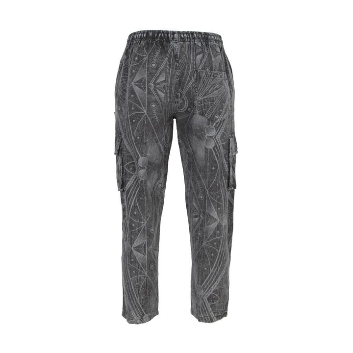 Screen Print Cargo Trousers