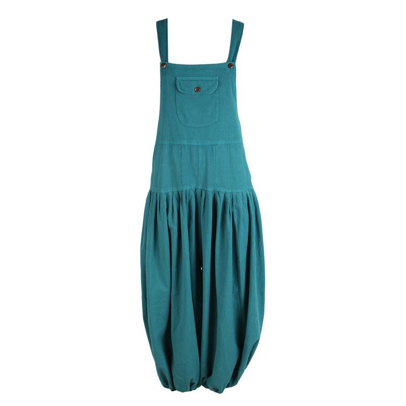 Plain Cotton Genie Dungarees