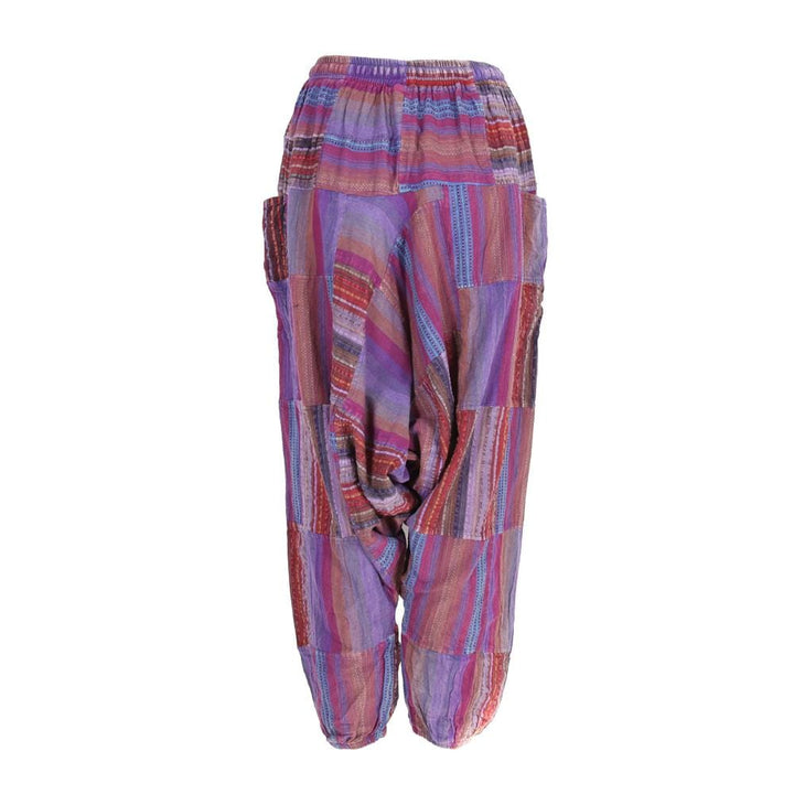 Overdyed Patchwork Harem Pants