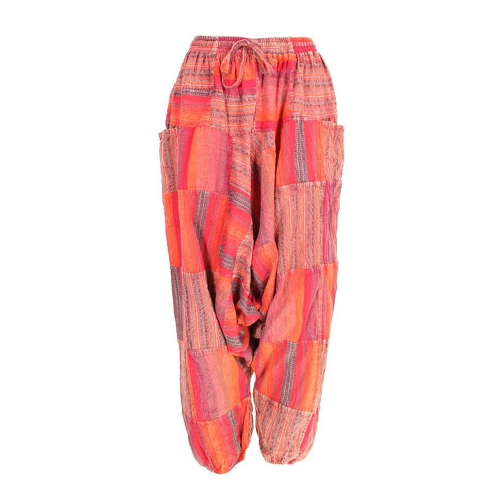 Overdyed Patchwork Harem Pants